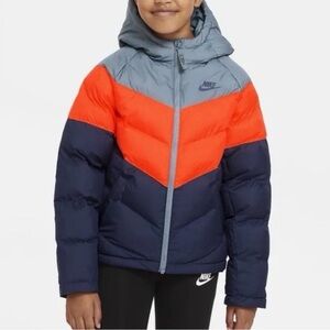 Nike Kids' Tri-Color Puffer Jacket